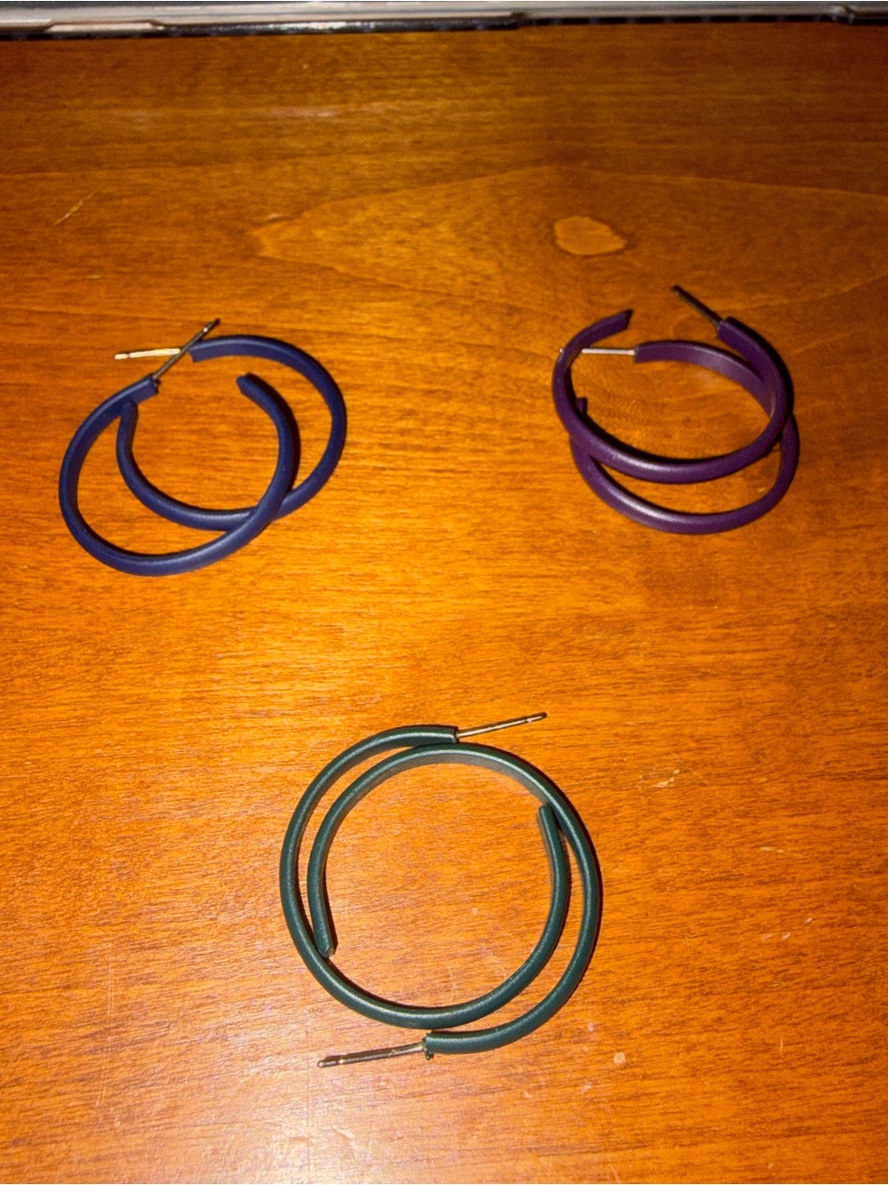 Set of 3 Hoop Earrings